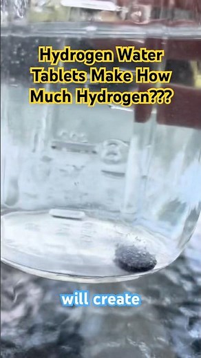 The Surprising Hydrogen Concentration of these Hydrogen Water Tablets