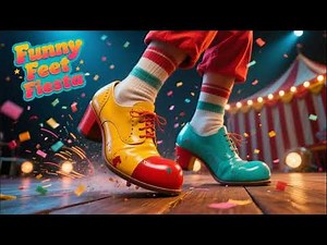 Funny Feet Fiesta – Fun Circus Dance Music & Whimsical Pop | Clown Shoes Comedy, Kids Party