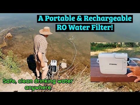 Itehil Portable, Rechargeable Reverse Osmosis Water Filter for Camping!