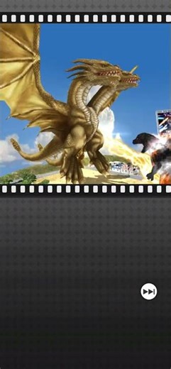 MV Ghidorah vs Bagan Ghidorah storms over Bagan #ghidorah #godzillabattleline #kaiju #bagan #fight