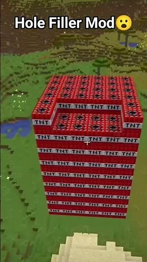 Minecraft Hole Filler Mod😮 #angst