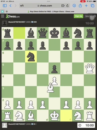 Check mate for beginner