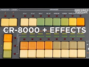 Roland CR-8000 Drum Machine With Zen Delay, Retroverb Lancet, Sherman Filterbank and Spice