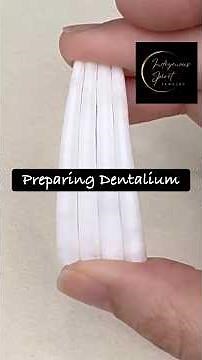 Preparing Dentalium Shells