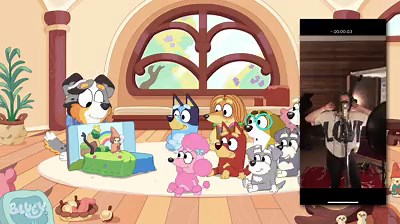 Need to relax? Here's Megan Washington as Calypso 💙🎤🐾 | Bluey