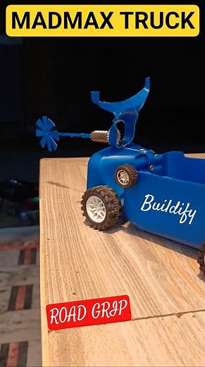 Built a Mad Max Movie Truck from an Oil Can! 😱🔥 #shorts #diy #craft #experiment #automobile