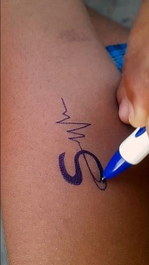 How To Make Tattoo Stylish S Tattoo With Pen || How to draw tattoo || Tattoo Art By Rajan