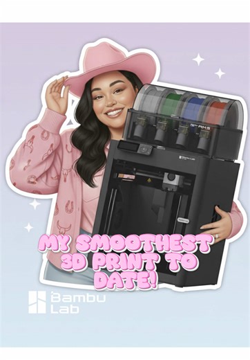 Let’s unbox my new favorite creative tool ☁️🍓 I’ve tried a lot of printers, but the Bambu Lab P1S is the absolute goat. It’s making my kawaii printing dreams come true without any of the stress. 🧸✨ Perfect for all my girlies who want to start 3D printing but don’t know where to begin—it’s super beginner-friendly and so reliable. #CozyGaming #3DPrinting #BambuLab #DeskGoals #KawaiiStyle @BAMBULAB Official