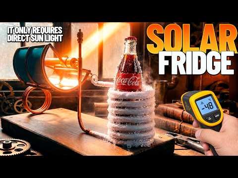This Refrigerator Turns the SUN HEAT into ICE ❄️ -48°C