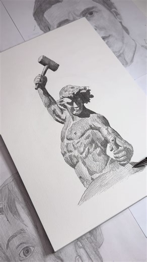 Motivation Drawing Tutorial #art #motivation #stoicism #drawing