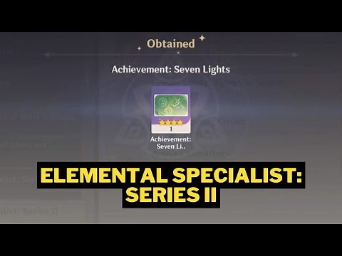 Elemental Specialist: Series II - All Achievements | Genshin Impact 3.1