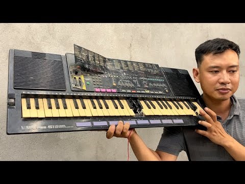 YAMAHA electric keyboard restoration // Restore classical music