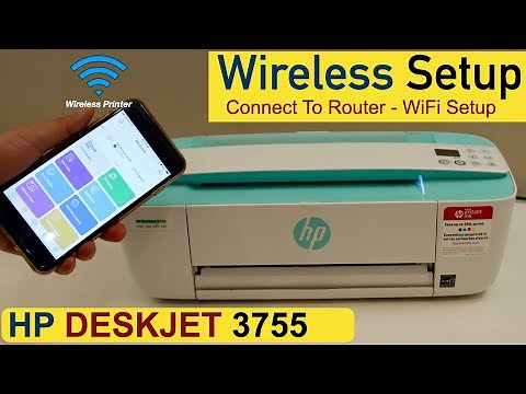 HP DeskJet 3755 Wireless Setup, Connect to WiFi, Setup iPhone.