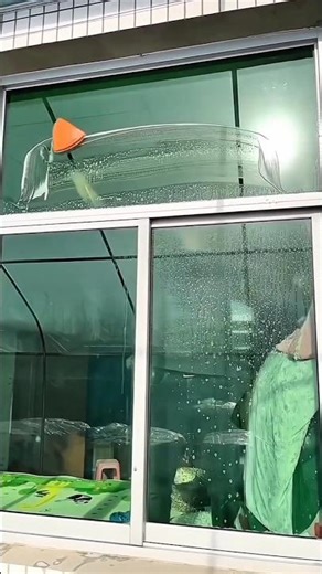 Clean BOTH sides of your window at once.This magnetic cleaner is a game-changer.