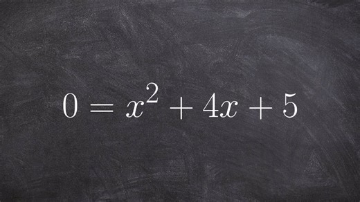 Solving a quadratic by applying the quadratic formula