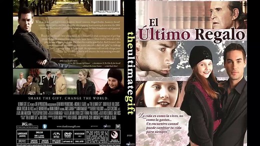 EL ÚLTIMO REGALO || película completa || Español Esta película, trata sobre Jasón Stevens (james Garner) es un joven muy desobediente y a la vez es millonario que no sabe el sacrificio del trabajo, el hereda una fortuna de parte de su abuelo Red Stevens, aunque con condiciones. La herencia fue de 1 billón de dólares, pero para cobrarlos tiene que cumplir las condiciones que el abuelo le dejo. El abuelo practicamente con esos regalos le enseña a vivir de manera correcta, para valorar lo que tiene