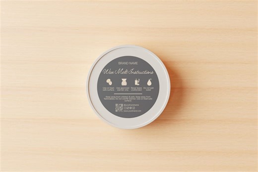 Warning Label Sticker, Wax Melt Warning Label, Candle Warning Label, Burn Warning Sticker, Custom Safety Sticker - Etsy