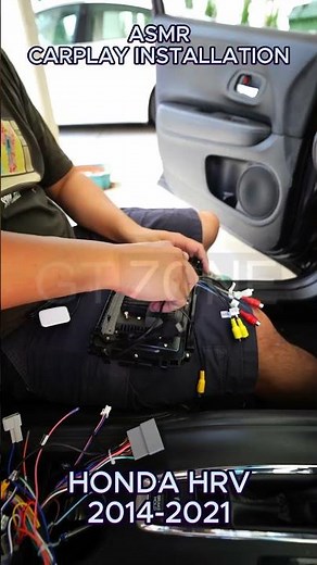 ASMR: Honda HRV 2014-2021 Apple Carplay & Android Auto Head Unit Installation🚘 Link in Bio