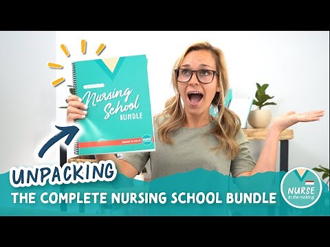Unpacking The Complete Nursing School Bundle | Nursing Notes| | NurseInTheMaking