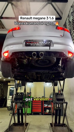 Renault megane 3 warex kumandalı egzoz 🔥#yilmazegzoz #gazverelim #egzoz #renaultmegane3 #warex