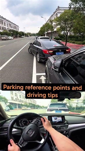 Parking reference points and driving techniques #Parallel parking #novicedriver #car