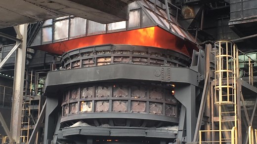 1200℃焦炭出炉现场