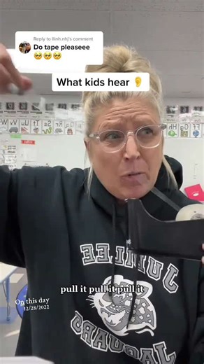 What Teachers Say vs. What Kids Hear: The Tape Dilemma