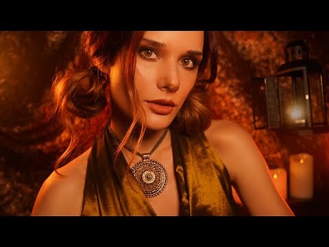 ASMR Medieval Triss Lulls You, Inaudible Whispers , The Witcher Role Play