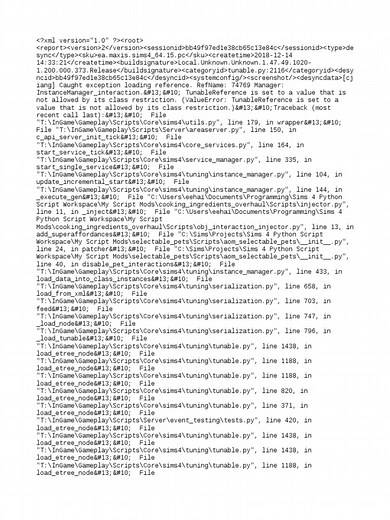 How to Read Last Exception in The Sims 4