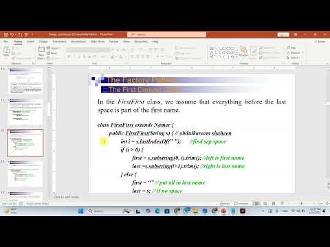 factory design pattern