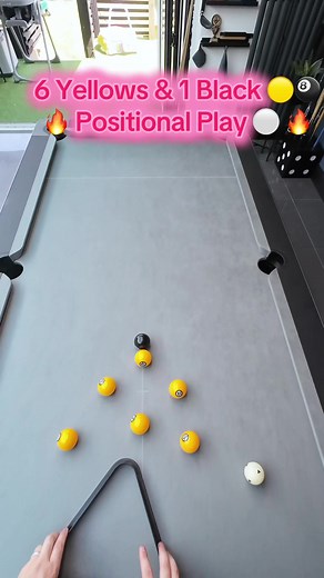 6 Yellows & 1 Black: Positional Play for Pool Breaks