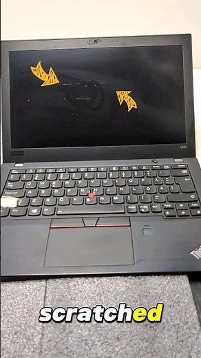 Make Your Old Scratched Laptop Screen Look Better! #diy #laptophacks #screen