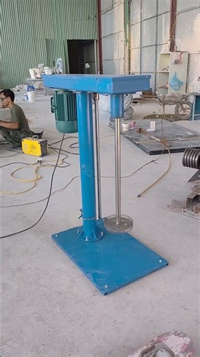 High-Speed Pneumatic Lift Agitator with Variable Frequency Drive Control