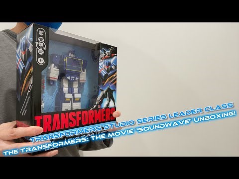 [UNBOXING] Transformers Studio Series Leader Class The Transformers: The Movie “Soundwave” (EN Sub)