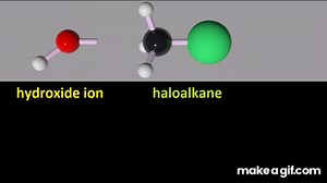 20.1 Stereoinversion in Sn2 reactions [HL IB Chemistry] on Make a GIF