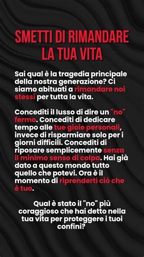 ⏳ La tragedia della nostra generazione #frasi #motivazione #frasiprofonde