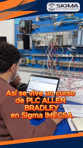 Sigma Imecsa │Automatización Industrial on Instagram: "🎬 Así se vive un curso de PLC Allen-Bradley Studio 5000. Capacitación presencial con explicación paso a paso y ejercicios prácticos en el software, diseñada para fortalecer la programación, la lógica aplicada y el criterio técnico en automatización industrial. Solicita información y conoce próximas fechas. 📲Tel: 8183320768 📧ventas@sigmaimecsa.com"