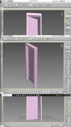 3ds Max door modeling tutorial - Basic door modeling in 3ds Max - 3ds Max beginner door modeling