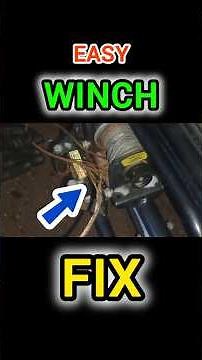 BROKEN Winch Rope?! 😱 FAST & CHEAP FIX ✅ (ATV / UTV)! #Shorts