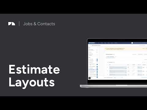 Estimate Layouts