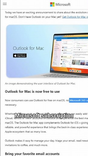 Outlook for Mac Now Available for Free!