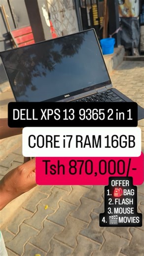 💻Laptops | Computers| Accessories | Dell XPS 13 9365 🔄 2-in-1 Convertible, 360° hinge 🖥 13.3-inch 4K UHD Touchscreen ⚙️ Intel Core i7 7TH 💾 16GB LPDDR3 (ime-soldered) 🚀... | Instagram