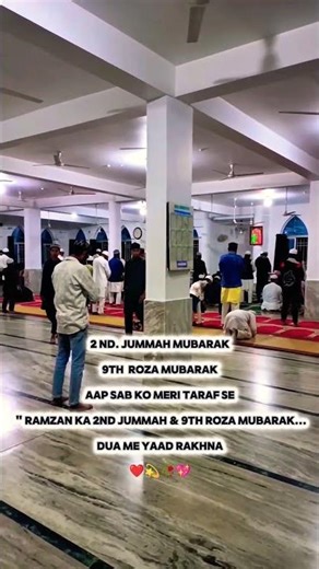 9th Roza & 2nd Juma Mubarak ❤️ #minivlog #shorts #trendingshorts #viral #ramzan #status