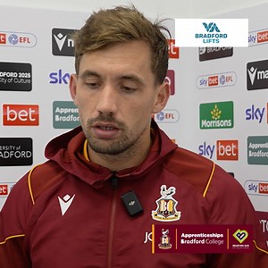 📺 REACTION | Sam Walker shared his thoughts after City battled to a goalless draw with Wimbledon yesterday. Watch in full ➡️ https://youtu.be/hYgrLZapghg #BCAFC | Bradford Lifts Ltd | Bradford City AFC