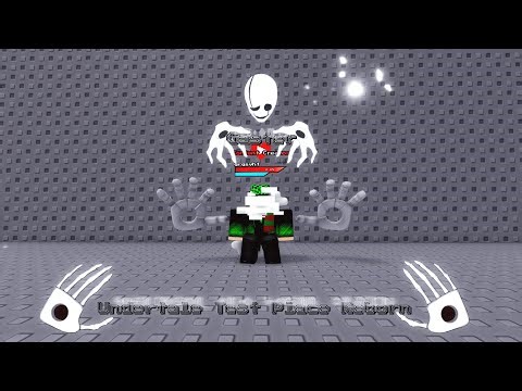 Undertale Gaster | UTPR | Undertale Test Place Reborn | Roblox