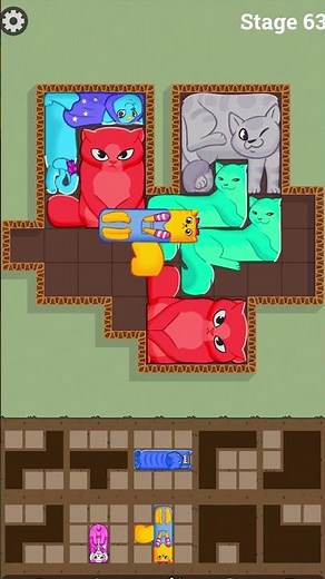 Puzzle Cats - Gameplay Walkthrough (iOS & Android) #shorts #games #funny
