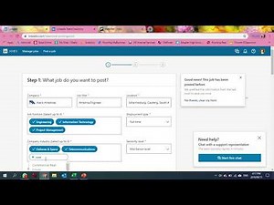 How to post a job on LinkedIn - 2019