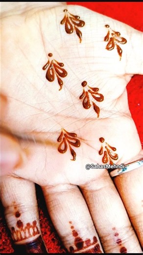 Minimal Aesthetic Mehndi Design Part5 #aestheticmehndi #minimalmehndi #henna #mehndi #mehdi #shorts