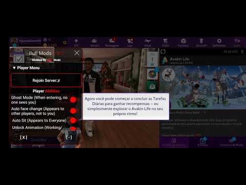 Mod menu avakin life atualizado 2025 ( LINK DIRETO )