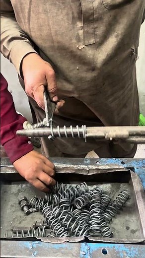Heavy Duty Double Torsion Spring Bending Process | Satisfying Metal Work